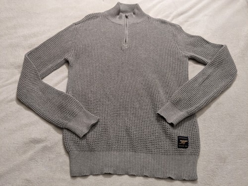 Arsenal FC 1/4 Zip Macoroni Knit Top 100% Cotton XL 20 p2p Official Football
