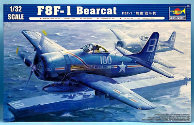 Trumpeter 02247 1/32 F8F-1 Bearcat Brand New Complete Kit