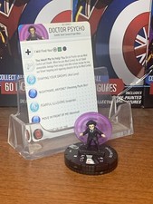 Heroclix Superman / Wonder Woman set Doctor Psycho 039 Rare figure with card
