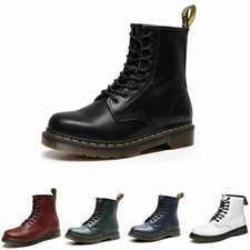 Mens Boots Mens Combat Army Chunky Platform Goth Punk Ankle Boots Shoes Size