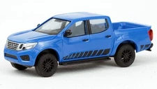 Busch Nissan Frontier/Navara Pickup NEW - Blue/Black Stripe 1/87 Scale #53710
