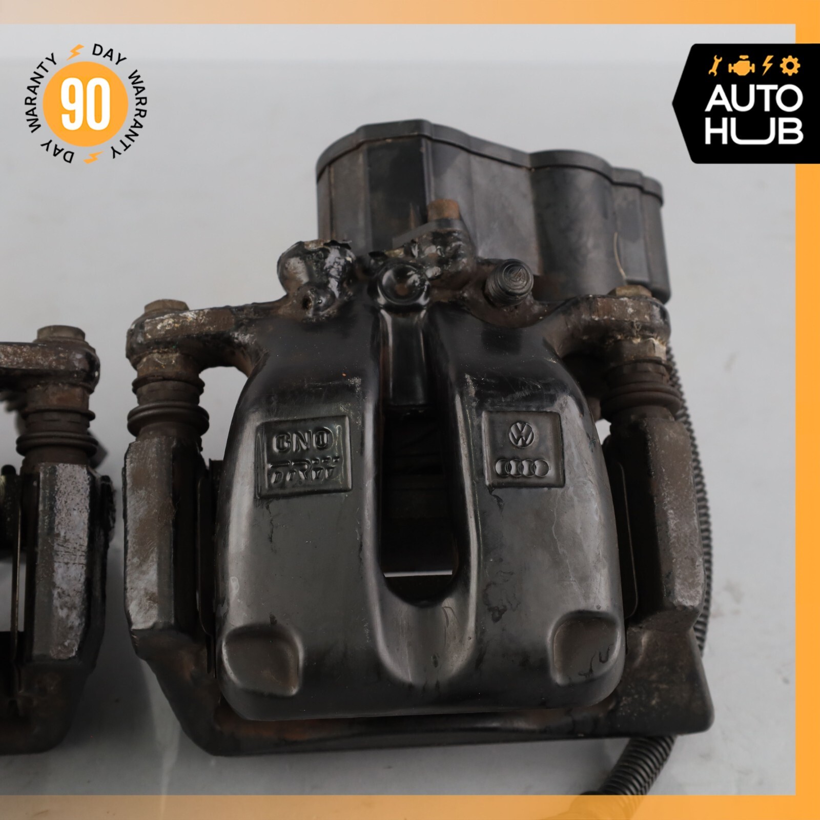 Bentley Continental GTC Rear Right & Left Brake Caliper w/ Actuator Set