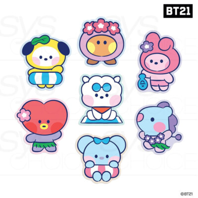 BTS BT21 Official Authentic Goods Mouse Pad Summer Sky Ver +
