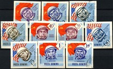 Romania 1964 SG#3104-3114 Air Space Navigation Imperf Cto Used Set #C125