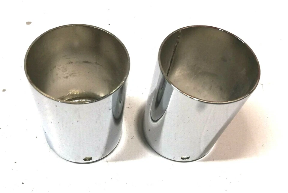 Hinterradfederung VerchromtHülse Verkleidung 2-teilig BMW R51 R61 R66 R71 M72  - Bild 3 von 3