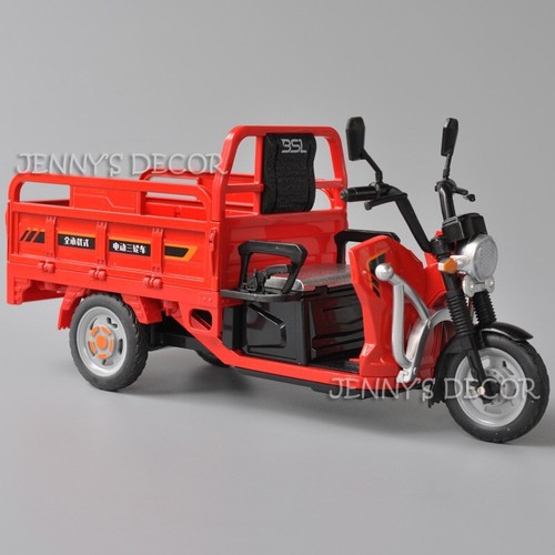 1:12 Scale Diecast Motorcycle Model Toy Carrier Motor Tricycle Miniature Replica - Picture 7 of 16