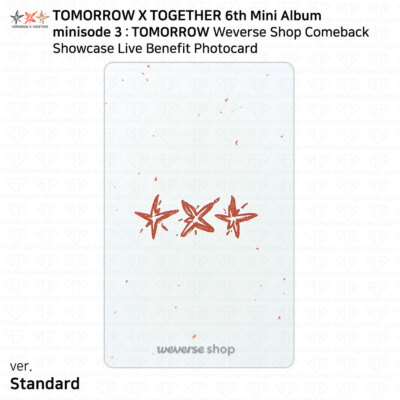 TXT minisode 3: TOMORROW Weverse Shop Comeback Showcase Live
