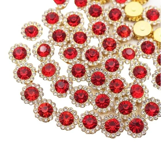 Rhinestone Novelty/Dress-It-Up Shapes Novelty Cardmaking & Scrapbooking Buttons