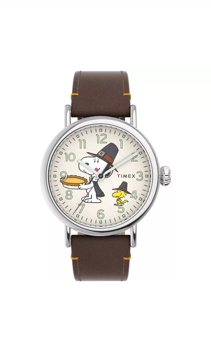 Timex Marlin Cronografo Tachimetro – Orologio Uomo Al Quarzo, Cinturino In Pelle Marrone, Cassa 40mm, Quadrante Verde, Impermeabile 50m - 4