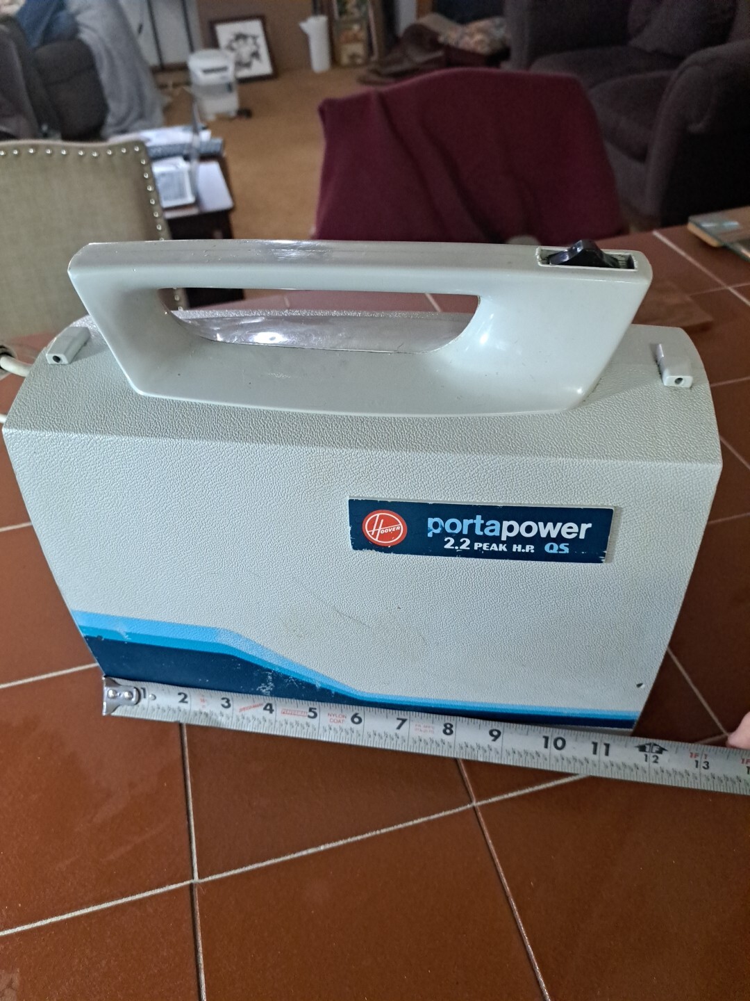 Vintage Hoover PortaPower S1049022 QS Quiet Series Portable Vacuum