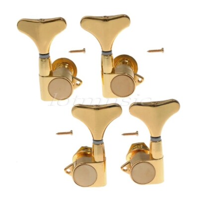 2x2 Gold 4 String Bass Tuning Pegs Keys Fit ESP LTD,Ibanez,Jackson,Peavey,Cort