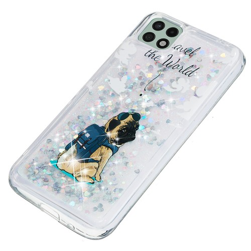 Moving Liquid Glitter Case For Samsung Galaxy A12 A22 5G A52s Pretty Phone Cover - Zdjęcie 39 z 90