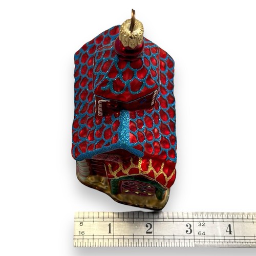 Christopher Radko Candyland Corner Building Ornament 1999 vidrio de mercurio - Imagen 9 de 9