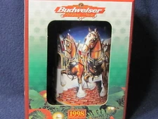 1998 Anheuser-Busch Holiday Stein New In Original Box - Grant's Farm Holiday 