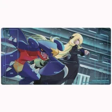 Pokemon Center Original Rubber Playmat Cynthia & Garchomp JAPAN OFFICIAL