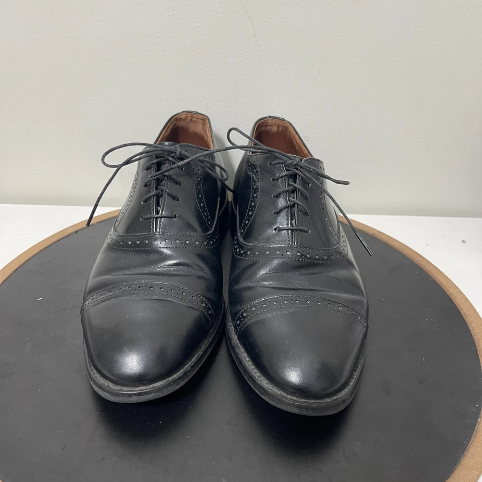 Zapatos Oxford Allen Edmonds Van Ness Puntera Talla 8 D 4002 2624 Cuero Negro Foto 3 de 4