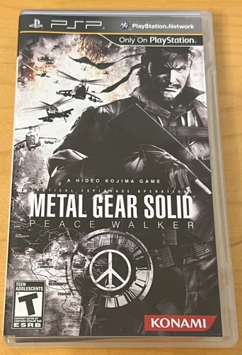 🎮Metal Gear Solid Peace Walker for Sony PSP with Manual ✅ TESTED 🎮