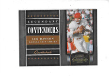2006 Playoff Legendary Contenders Len Dawson Football Trading Cards NFL