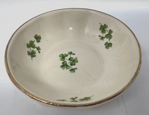Carrigcraft Carrigaline County Cork Ireland Trinket Dish 3.25" Shamrocks