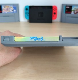 D&eacute;coration murale cartouche g&eacute;ante NES &ndash; Super Mario bros 3