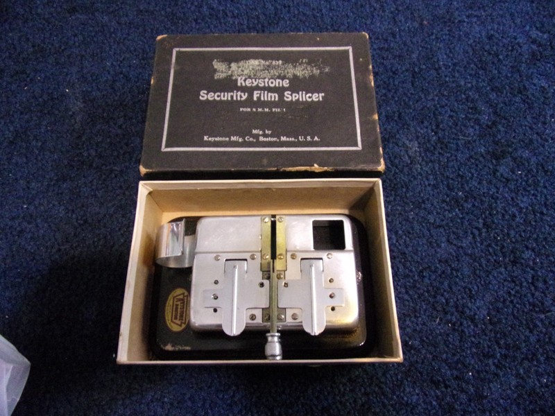 Vintage No. 837 Keystone Security Film Splicer Made In USA