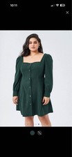 2XL Cider Brand New with Tags Free Shipping Women's Plus Green Dress