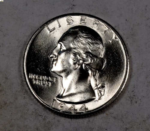 1944-D Washington Quarter * Gem BU++ * 90% Silver * XXQ997