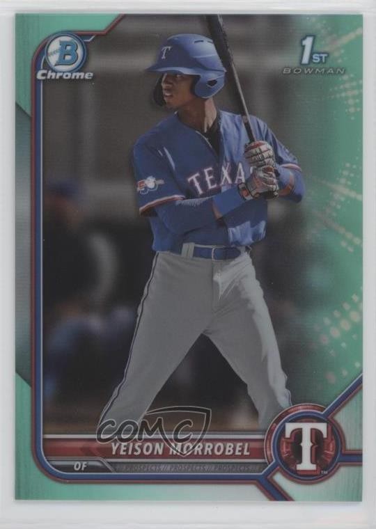 2022 Bowman Chrome Prospects Aqua Refractor 94/125 Yeison Morrobel #BCP-200 0fz3