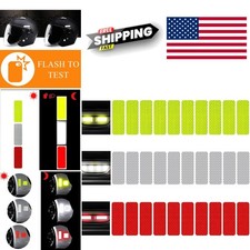 Reflective Warning Stickers 30 Pack Waterproof High Visibility Tape for Vehicles