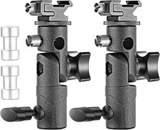 Camera Flash Speedlite Mount Swivel Light Stand with Umbrella Bracket Holder 2
