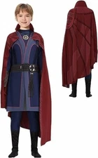 Men kid Halloween Doc. Strange Marvel Costume Theme Party Cosplay Outfit