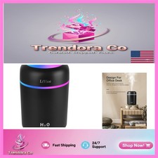 Portable Mini Humidifier with Colorful Night Light – Perfect for Home & Office