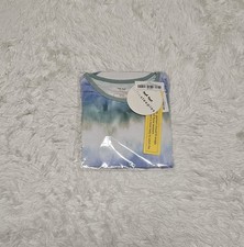 Little Sleepies BLUE COSMIC MIST Two Piece Shorts Pajamas SIZE 9/10 NIB NEW