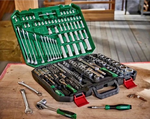 Parkside 216 Piece Car Ratchet & Socket Bit Set High Quality Laser Cut Vehicle - Picture 4 of 4