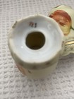 Floral Salt Pepper Shakers Gold Trim Handpainted Gold Numbers Painted On Bottom — photo 7