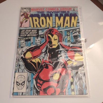 Marvel Comics Iron Man #170 1st Full App of Jim Rhodes As Iron Man