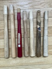 LOT OF 7 VINTAGE HAMMER REPLACEMENT HANDLES 14" - 16"- CARPENTER BLACKSMITH