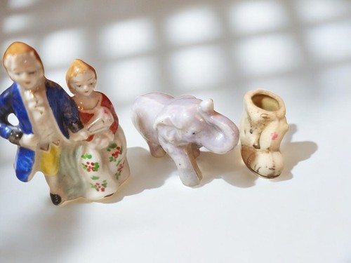 Vintage Japan Miniature Figurine Lot – 5 Porcelain Pieces, 1940s–50s Era - Picture 3 of 6