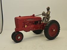 Arcade Farmall M cast iron toy tractor vintage restored