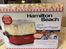 Hamilton Beach Hot Oil Popcorn Popper 24 Cups New In Opened Box