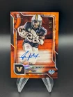 2025 Bowman Chrome University Sapphire Football Orange Sedrick Alexander #BCA-SA