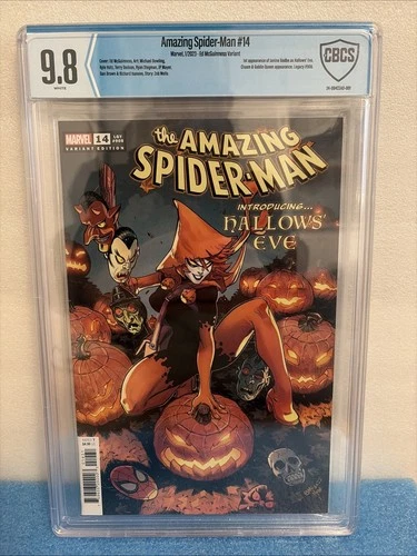 The Amazing Spider-Man 14 LGY 908 CBCS 9.8 1st Hallows Eve McGuiness Variant cgc