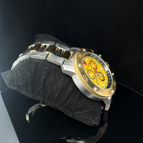 TONINO LAMBORGHINI UHR 7J-L1 CHRONOGRAPH 2 TONE WATCH DIAMOND BEZE (WCP030645) - Bild 3 von 8