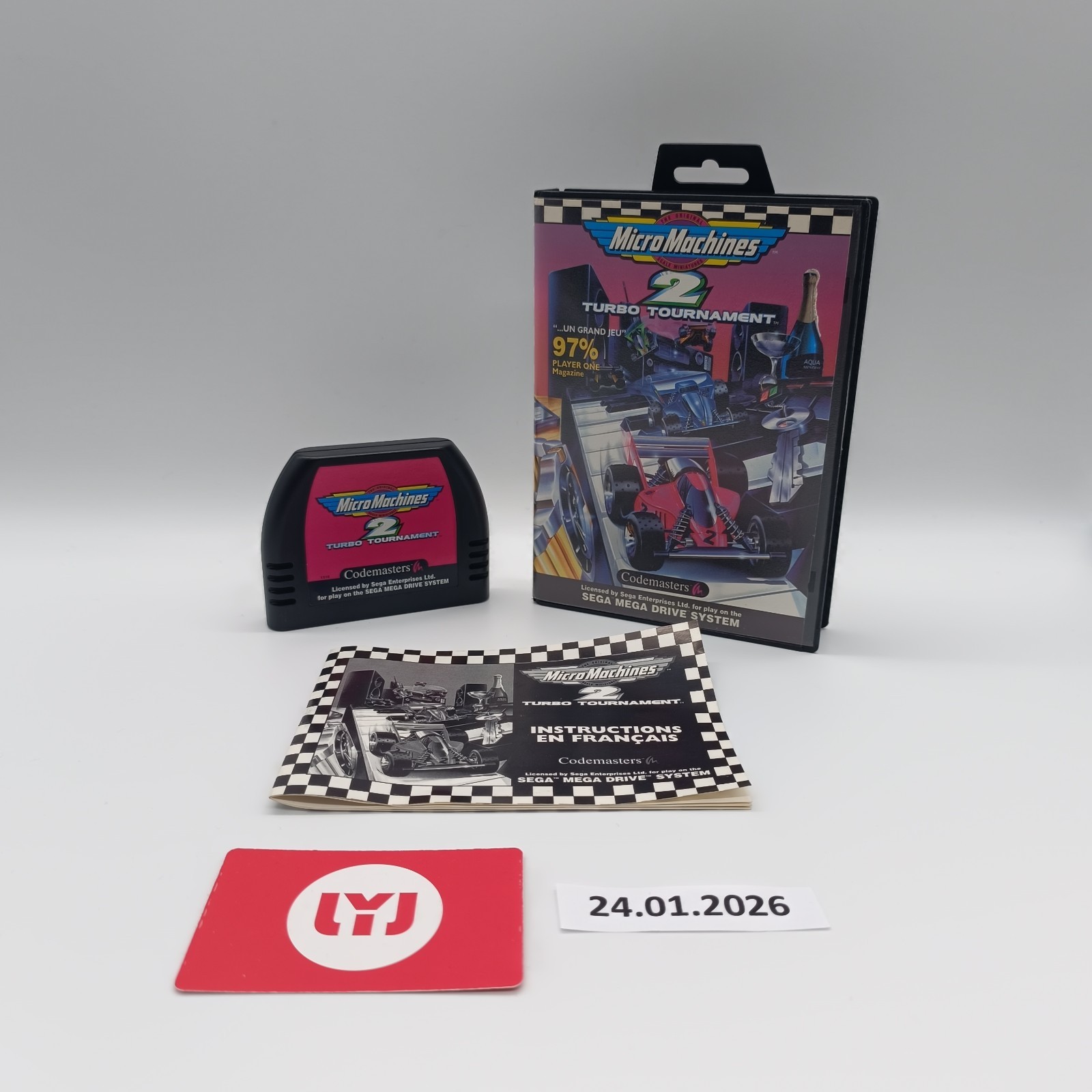 SEGA MEGADRIVE - MICRO MACHINES 2 TURBO TOURNAMENT (complet)