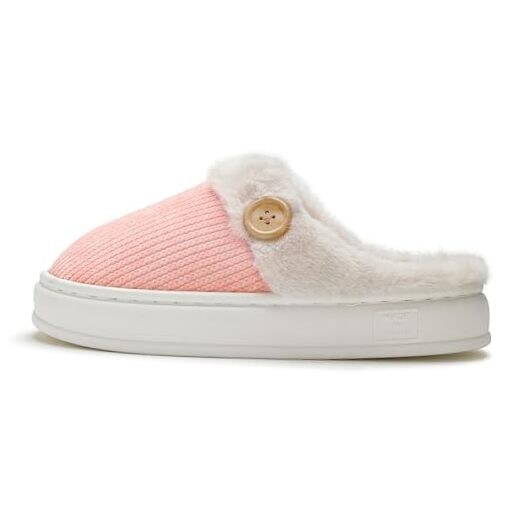 Women's Slippers Indoor Outdoor - Memory Foam House Shoes with Non-Slip 5 Pink-image