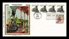 DR JIM STAMPS US COVER LOCOMOTIVE TRANSPORTATION FDC COLORANO SILK CACHET