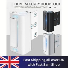 Home Security Door Lock, Upgraded Metal Door Reinforcement Anti-theft Lock