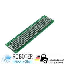 Doppelseitige Lochrasterplatine 2x8cm Prototyping Perf Board Arduino, Atmel AVR