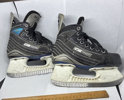 Nike Bauer Hockey Skates Supreme 30 Lightspeed Pro Junior Tuuk Blades Size 1 D