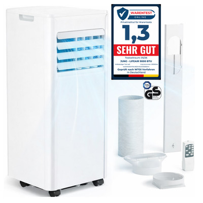 JUNG AIR TV04 B-WARE mobiles Klimagerät FB 2,6KW 9000BTU Klimaanlage Klima mobil